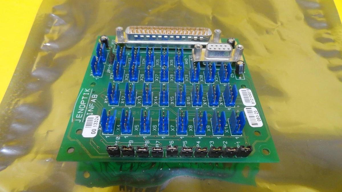 Used Jenoptik 812100019 Interface Board PCB 083-25 INFAB Used Working