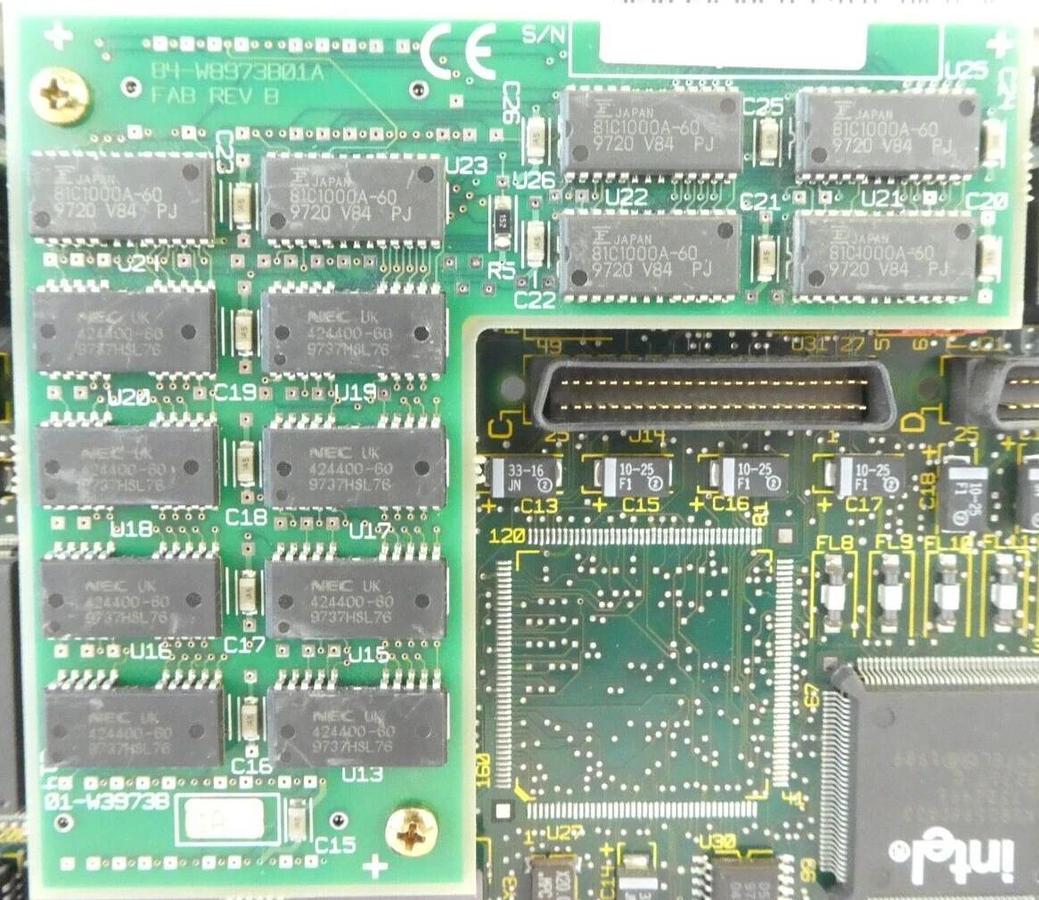 Used Motorola 01-W3884B18F PCB Card MVME 162-032 Working Surplus