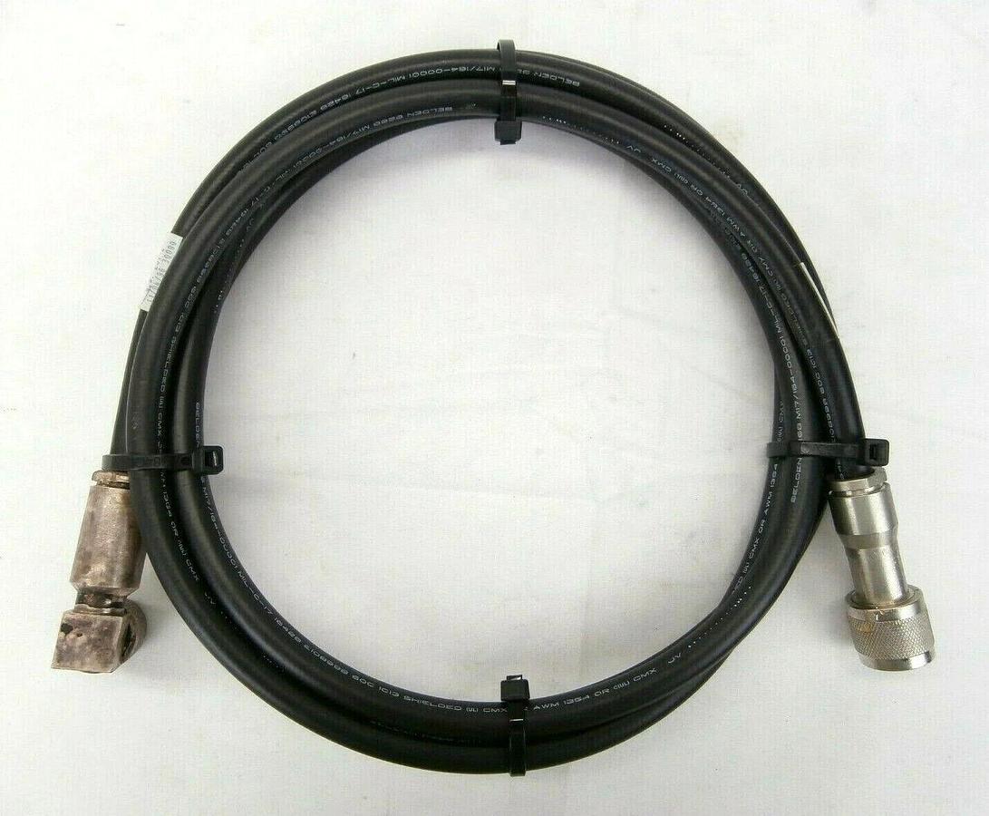 Used Lam Research 853-707092-002 RF Cable 7.5 Foot FPD Continuum Working Spare
