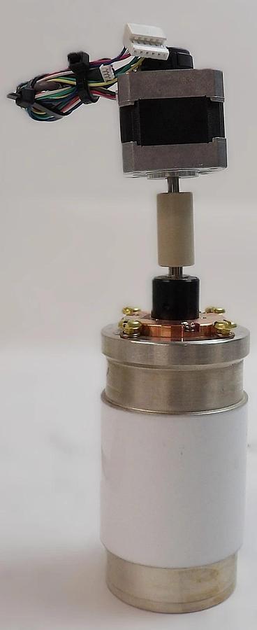 Used Meiden SCV-1525P65 SCV-201P65 Variable Vacuum Capacitor Lot of 2 Working