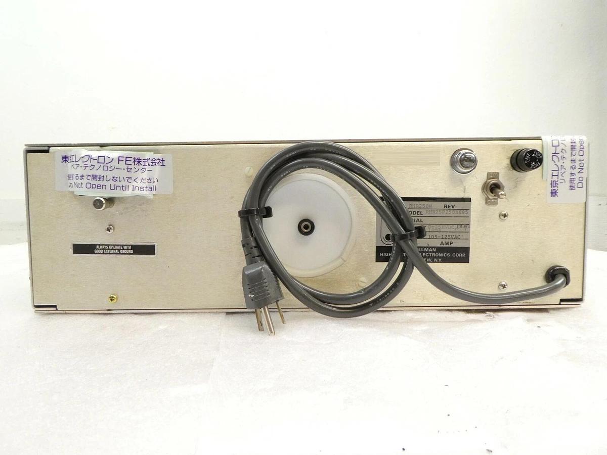 Refurbished Spellman RHR250W 25kV Power Supply RHR25P250X695 Varian F1382001 Refurbished