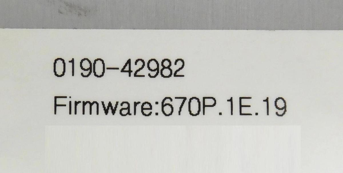 Used VAT 670EC-24CQ-AIJ3 External Controller Module 670P.1E.19 0190-42982 Surplus