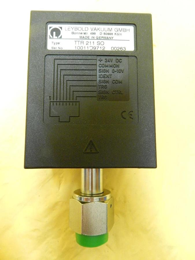 Leybold Vacuum 157 30 THERMOVAC Transmitter Pirani Sensor TTR 211 SO New
