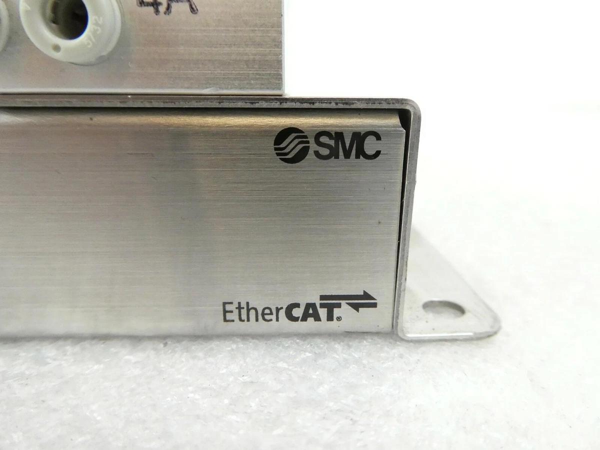 Used AMAT Applied Materials Pneumatic Block SMC 16-Port Manifold INR587-33 Surplus
