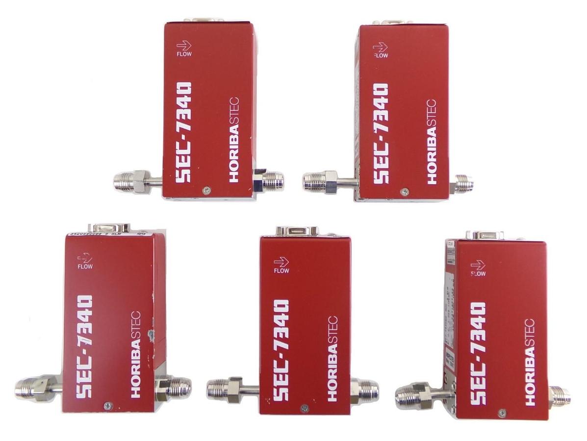 Used Horiba STEC SEC-7340M Mass Flow Controller MFC 5 SLM Reseller Lot of 5 Surplus