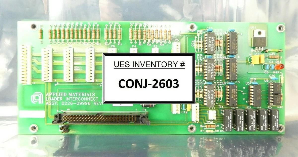 Used AMAT Applied Materials 0226-09996 Loader Interconnect Board PCB Surplus As-Is