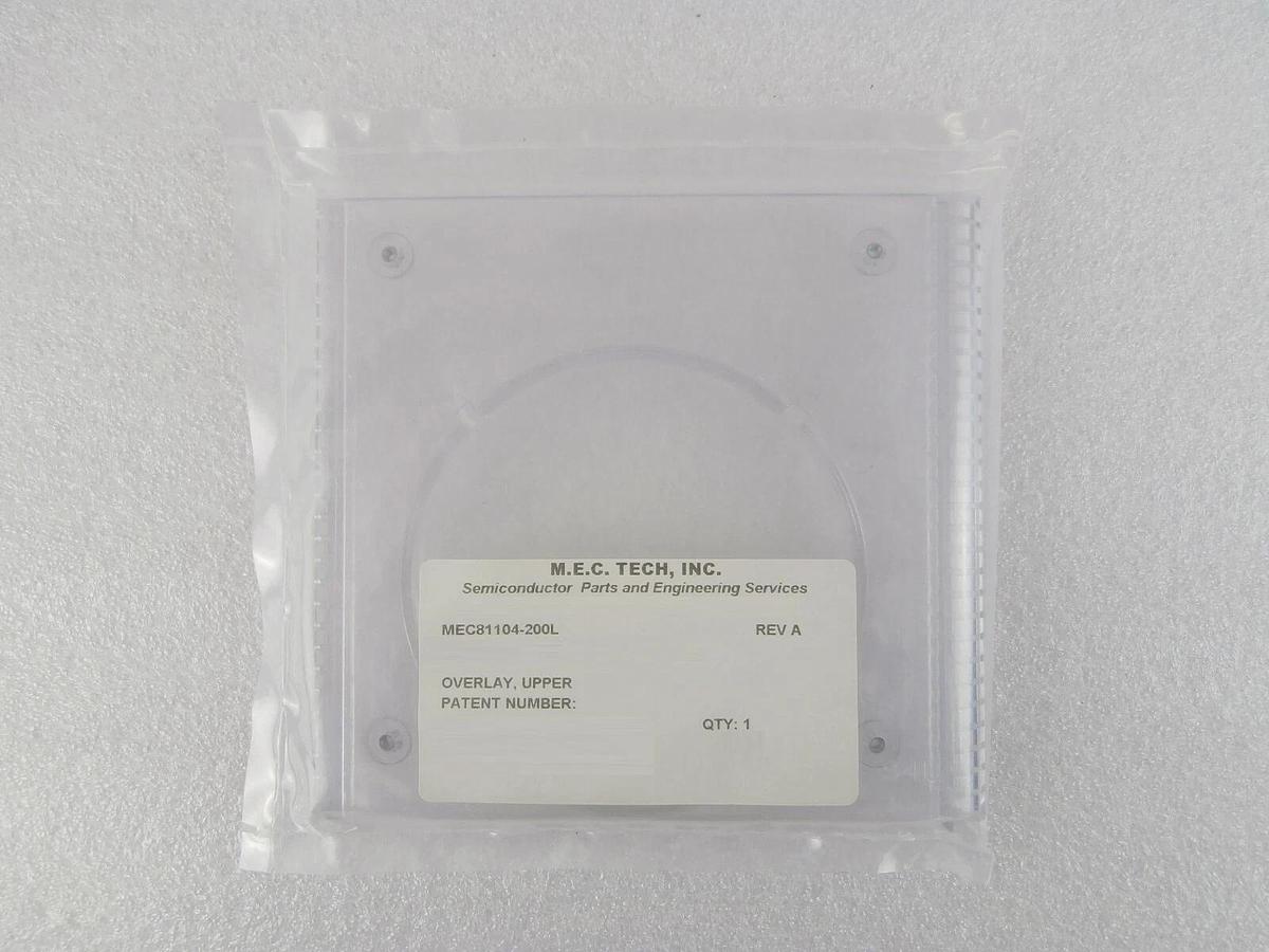 M.E.C. Tech MEC81104-200L Overlay Upper AMAT Applied Materials Lot of 4 New