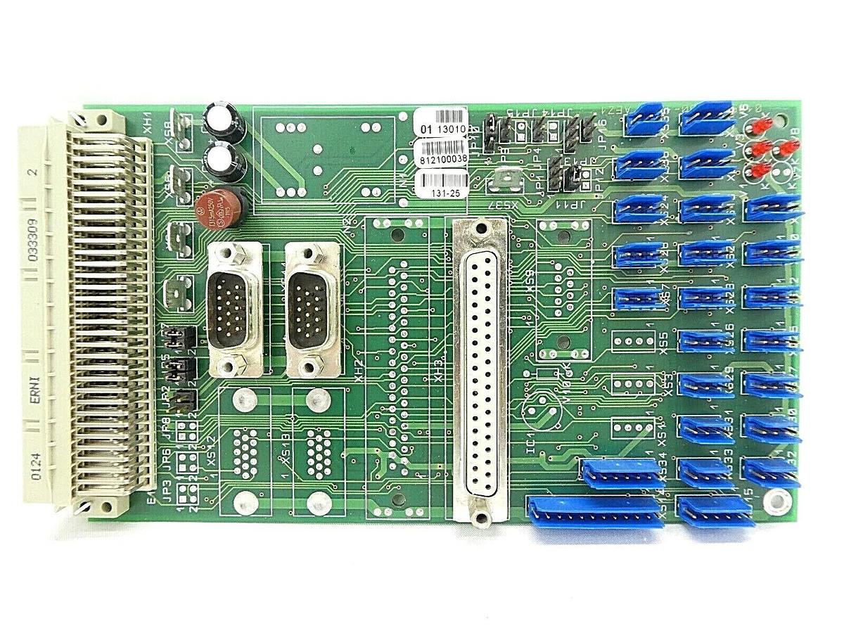 Used Jenoptik 812100038 Interface Board PCB 131-25 Brooks Automation Working Surplus