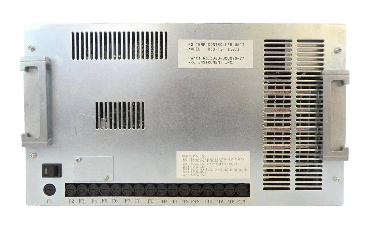 Used RKC Instrument RCB-12 PS TEMP Controller TEL Tokyo Electron 3D80-000090-V7 Spare