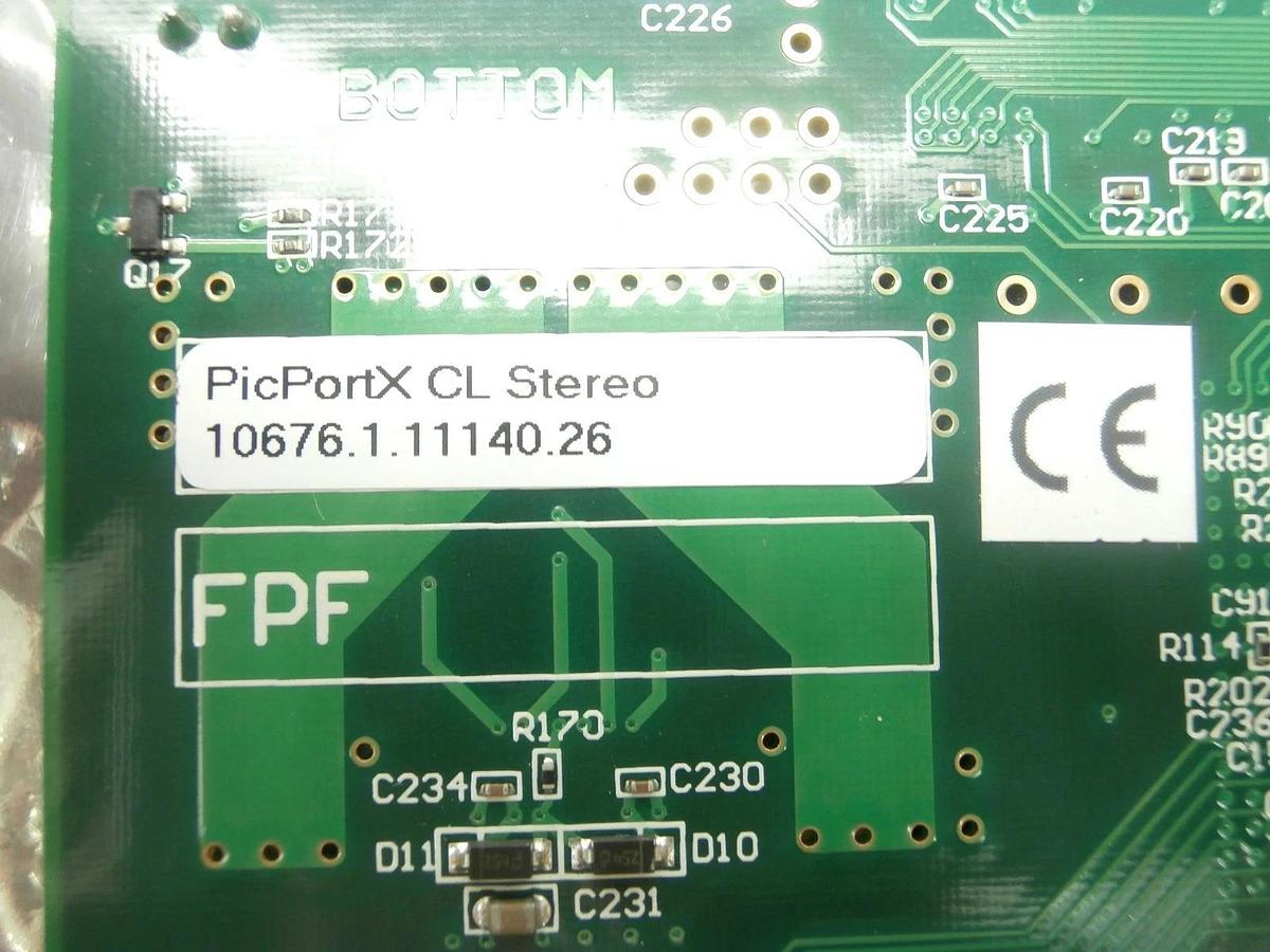 Used Leutron Vision PicPortX CL Stereo PicPort Camera Link Grabber PCB Card Used
