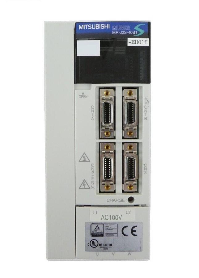 Used Mitsubishi Electric MR-J2S-40B1-EH018 AC Servo Driver MELSERVO Working Surplus