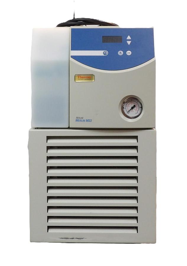 Used Merlin M33 Thermo Electron Neslab 263112154000 Recirculating Chiller Working
