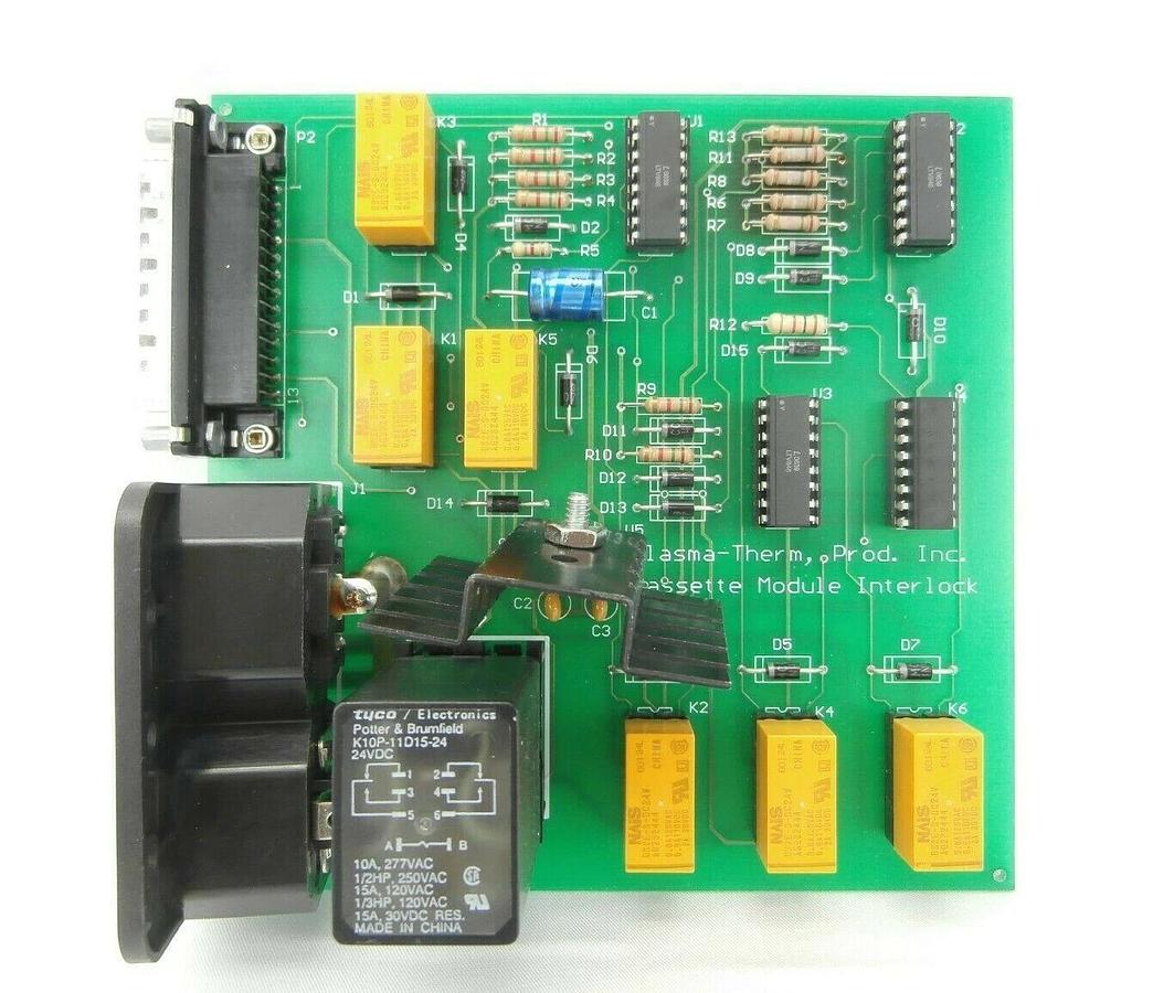 Used Plasma-Therm 81539 Cassette Module Interlock Board PCB Clusterlock 7000 Spare