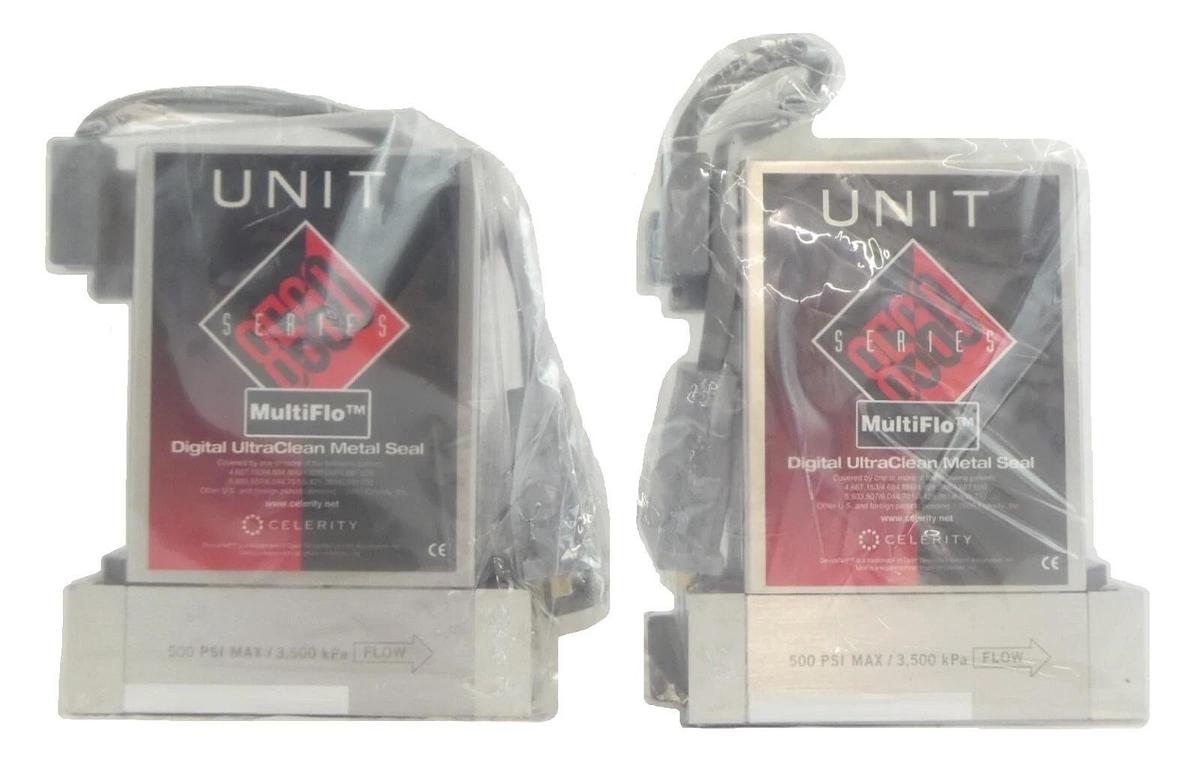 UNIT Instruments UFC-8561C Mass Flow Controller MFC 5000 SCCM H2 Lot of 2 New