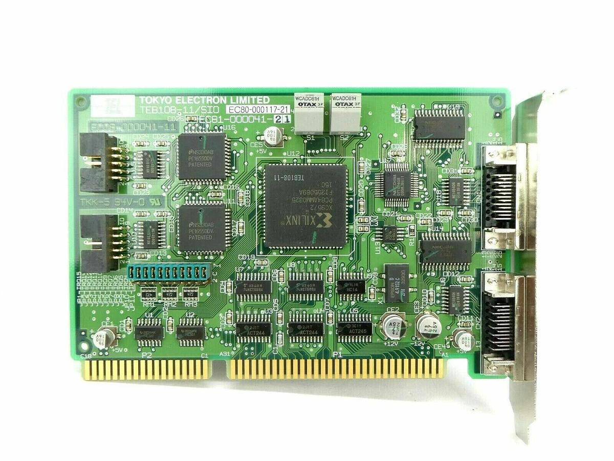 Used TEL Tokyo Electron EC80-000117-21 PCB Card TEB108-11/SIO ACT8 Working Surplus