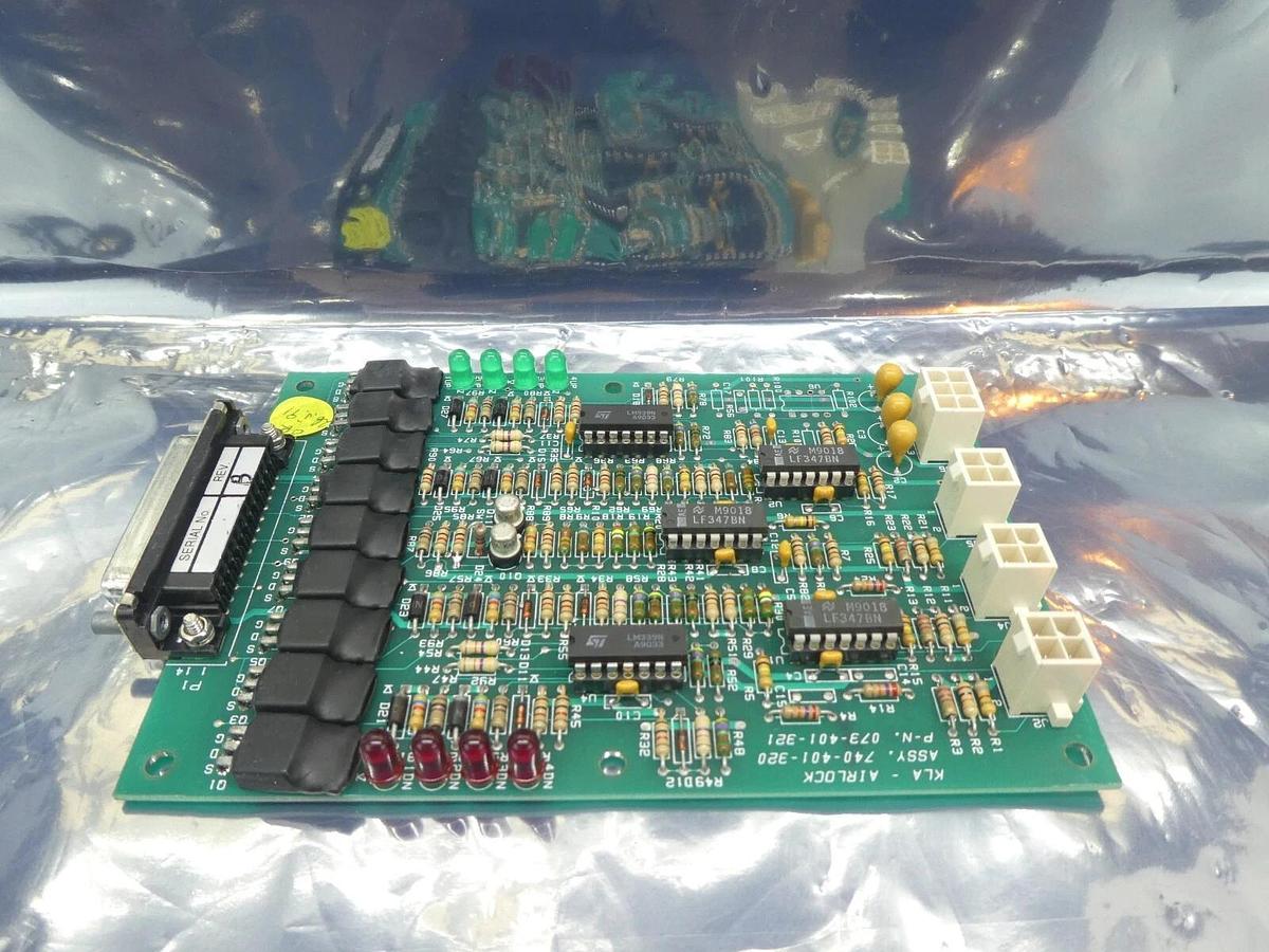 Used KLA-Tencor 073-401-321 Airlock PCB 740-401-320 eS31 E-Beam System Working Spare