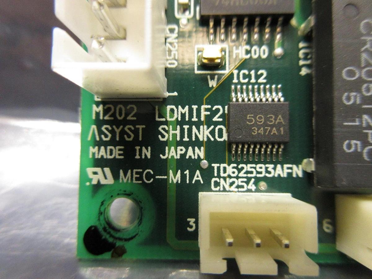 Used Asyst Shinko HASSYC810600 Processor Board PCB LDMIF2 M202 Used Working