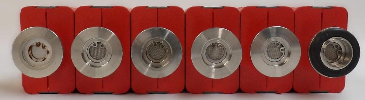 Used Edwards D02187000 Active Pirani Vacuum Gauge APG-MPB-15V-NW16 Lot of 6 Working