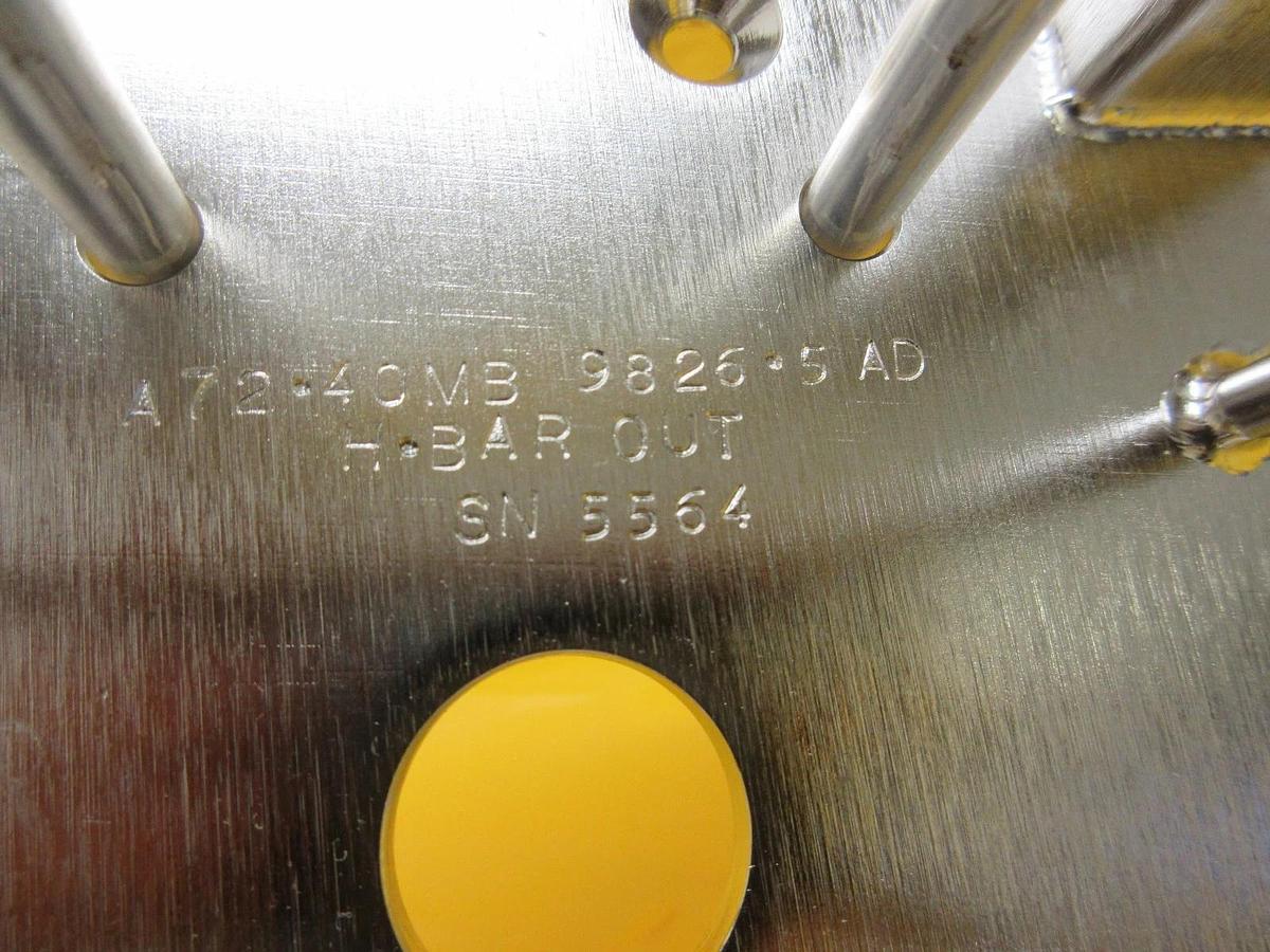Used Semitool A72-40MB-9826-5AD 100mm SRD Rotor H-BAR-OUT A72-40MB Verteq Working