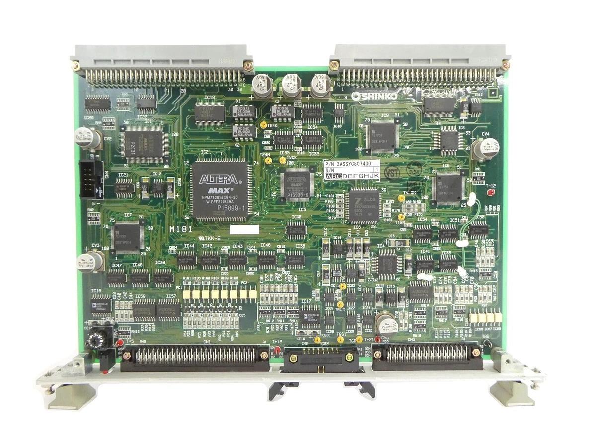 Used Asyst Shinko 3ASSYC807400 Interface Board PCB Assembly BOIF2 Working