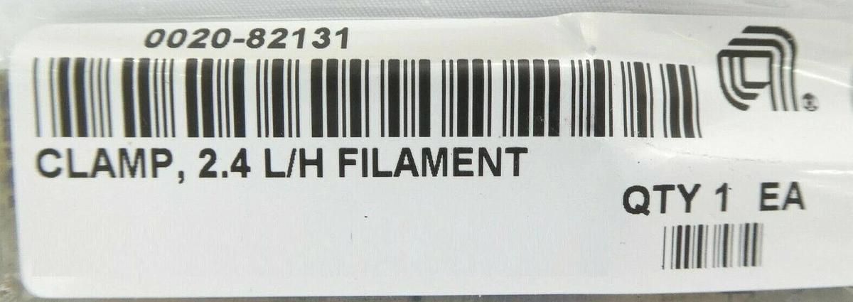 AMAT Applied Materials 0020-82131 2.4 L/H Filament Clamp New Surplus