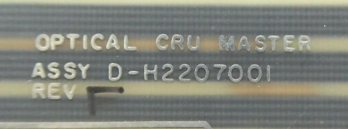 Used Varian Semiconductor VSEA D-H2207001 Optical CRU Master PCB Rev. F Working Spare