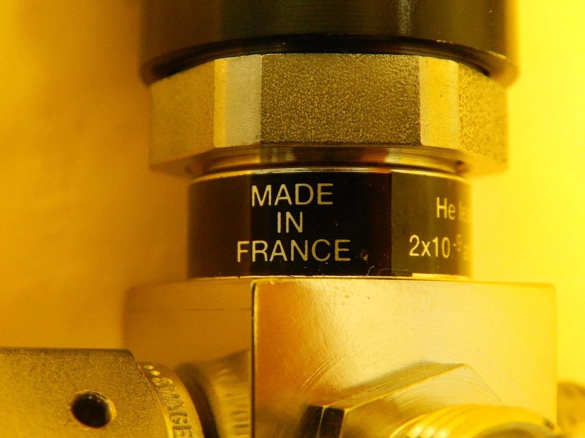 Used Qualiflow 2x10-9atm.cm3/Sec 3-Way Pneumatic Valve Reseller Lot of 2 Used Working
