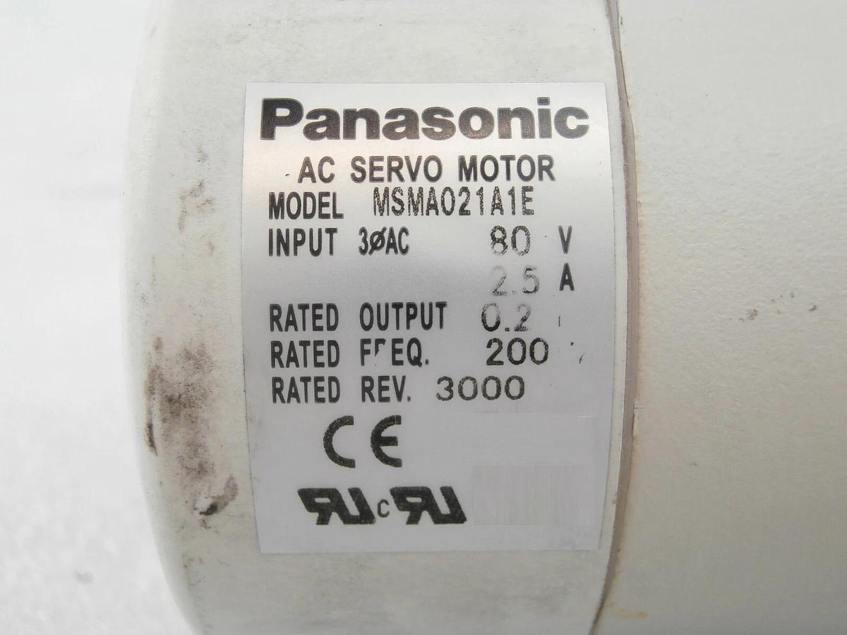 Used Panasonic MSMA021A1E AC Servo Motor MINAS A Series Working Surplus