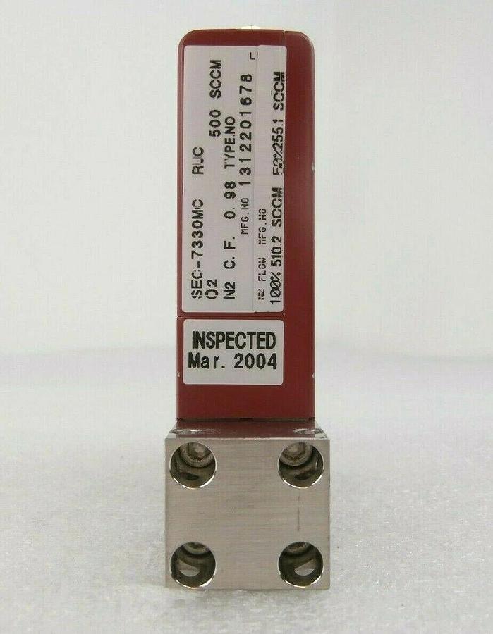 Used STEC SEC-7330M Mass Flow Controller MFC SEC-7330 500 SCCM O2 Working Surplus