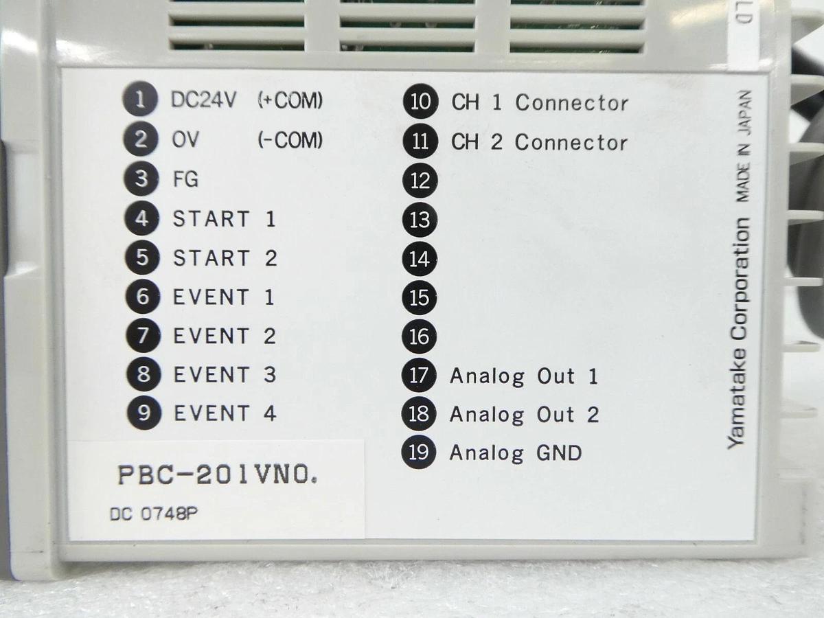 Used Yamatake PBC-201VNO Edge Measurement Sensor Controller Nikon NSR FX-601F Working