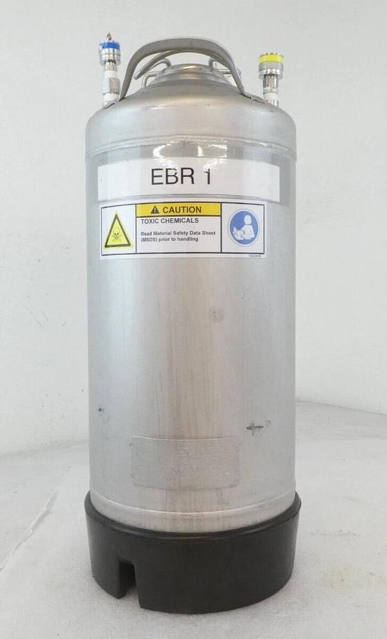 Used Alloy Products 72 20L 5G Photoresist EBR Solvent Stainless Tank Lot of 2 Working