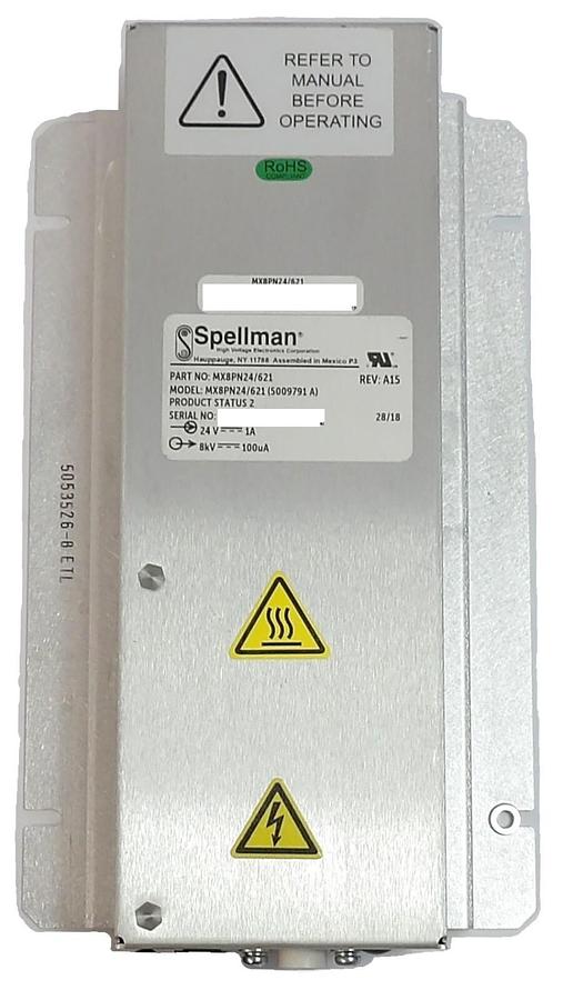 Used Spellman MX8PN24/621 Power Supply MX8PN24/621AB (5009791 A) AB Sciex Working