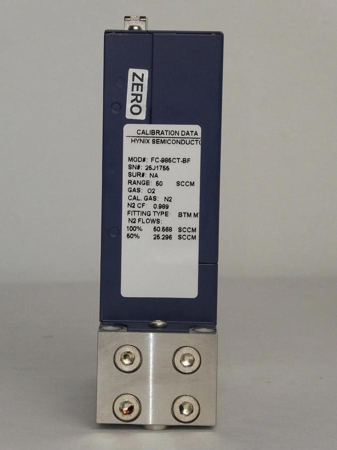 Used Aera TC FC-985CT-BF Mass Flow Controller MFC FC-985C 50 SCCM O2 Used Working