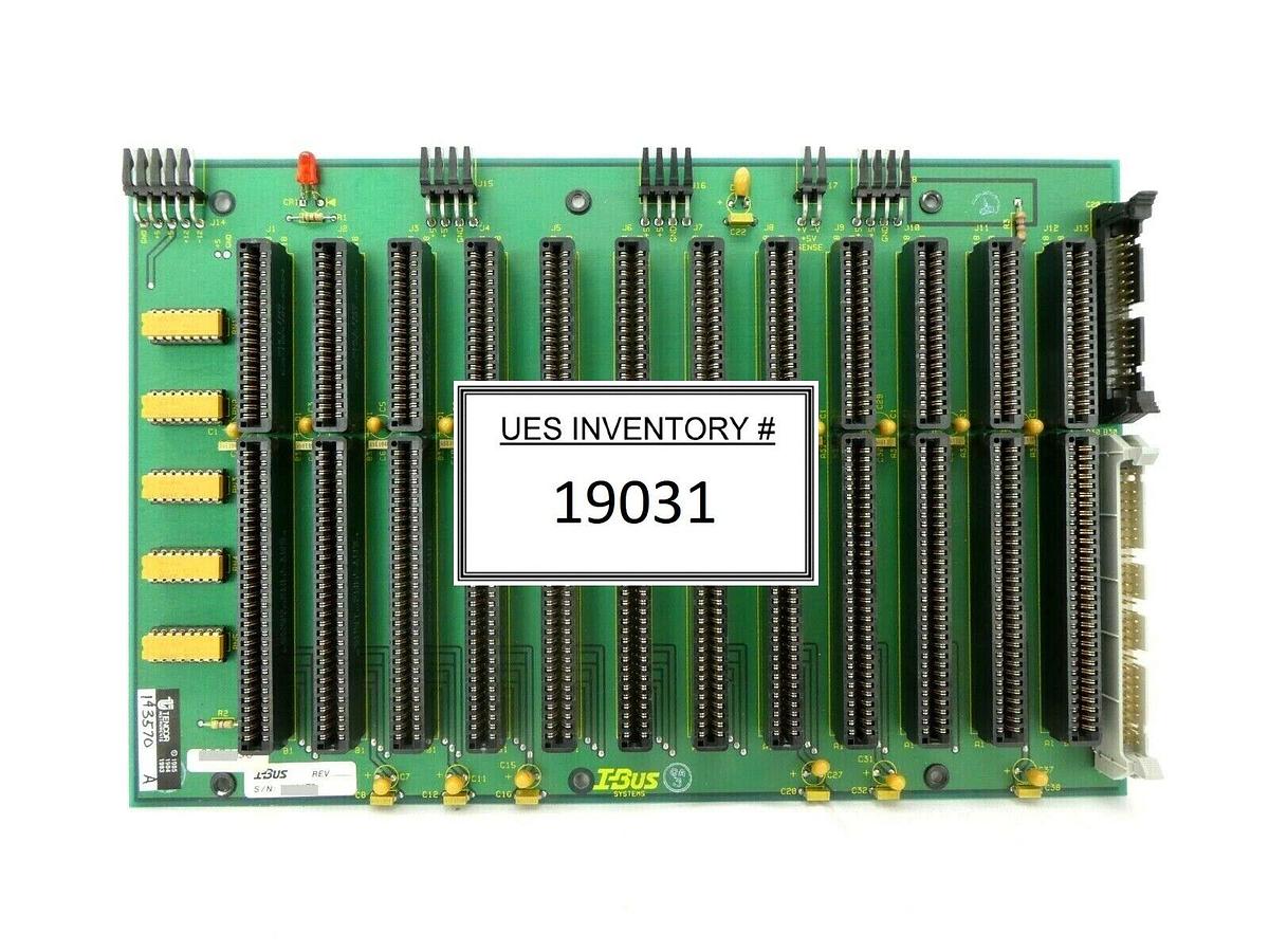 Used I-Bus Systems 100960 12-Slot Backplane PCB Tencor Instruments 143570 Working