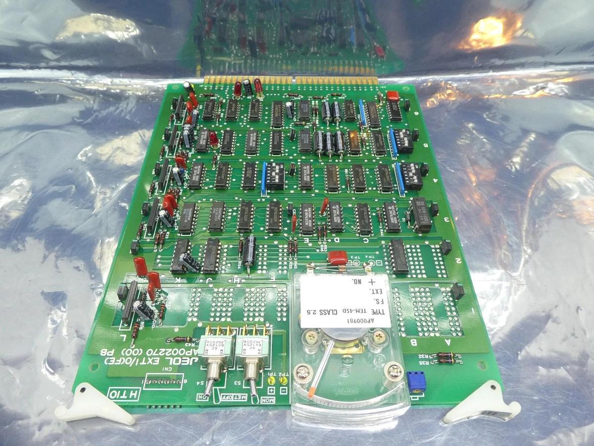 Used JEOL AP002270(00) I/O PCB Card EXT I/O(FE) JSM-6300F SEM Working Surplus