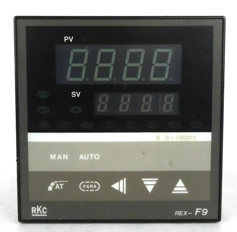 Used RKC Instruments Inc. REX-F9 Electronic Temperature Controller Lot of 4 Working