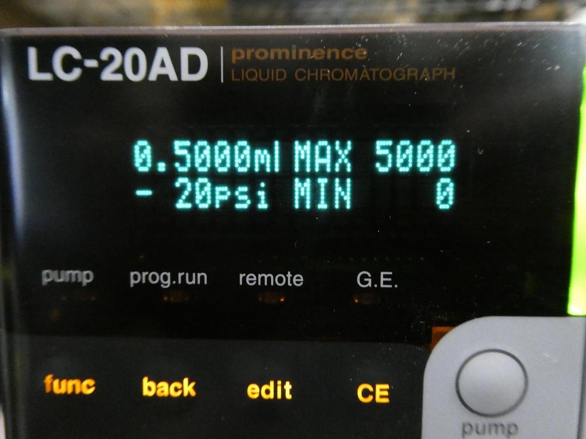 Used Shimadzu 228-45000-32 Liquid Chromatograph LC-20AD V1.11 Lot of 2 Surplus Spare