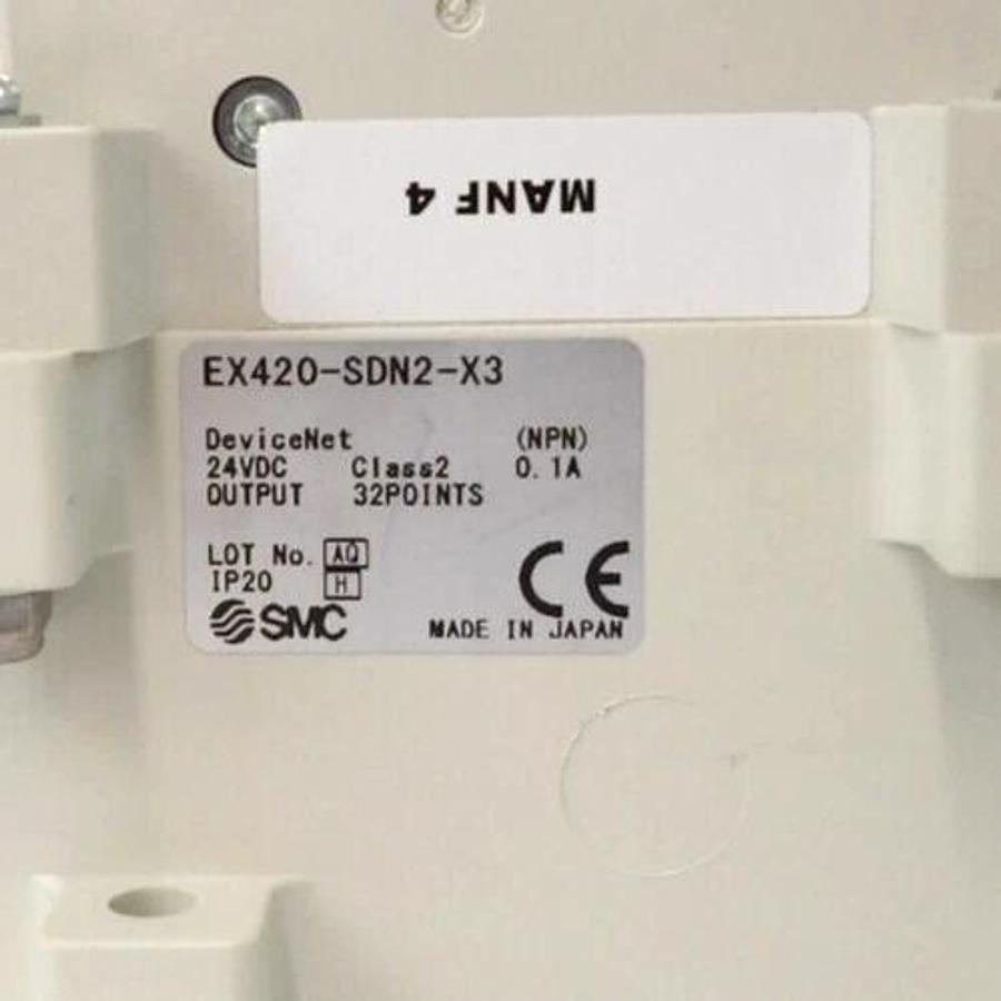 Used SMC EX420-SDN2-X16-X3 16-Port Pneumatic Manifold VV5Q11-16-X3318V AMAT Working