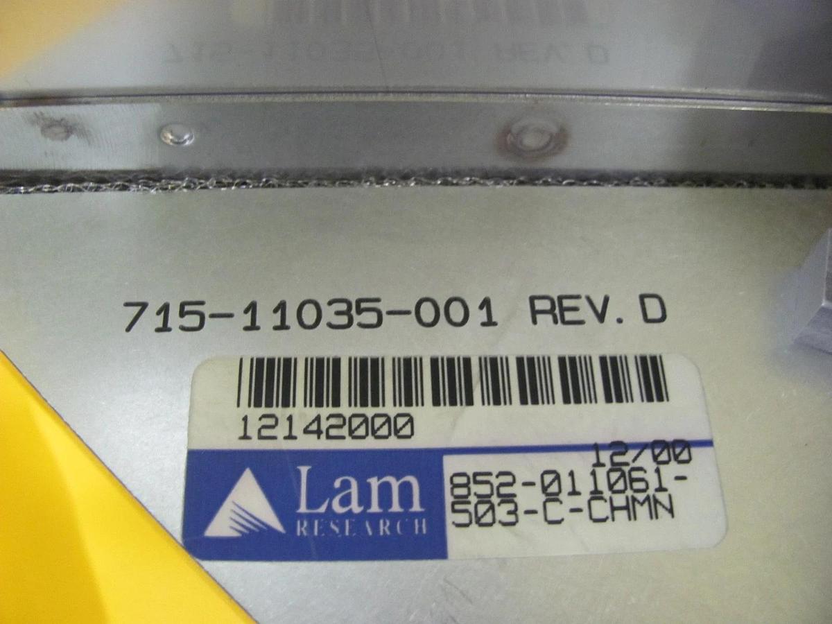 Used Lam Research 852-011061-503-C-CHMN Lower Chamber Assembly 4420 Etcher As-Is
