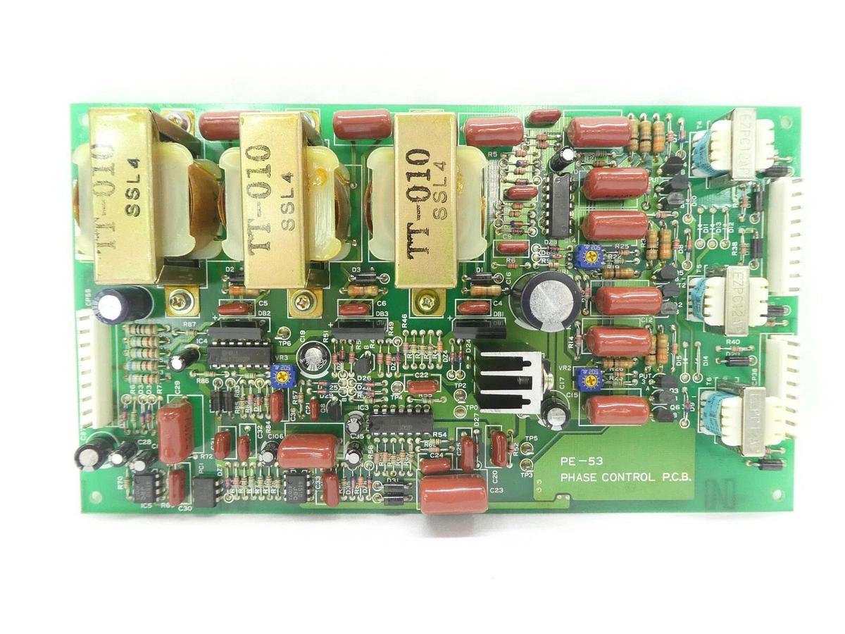 Used Varian Semiconductor Equipment VSEA PE-53 Phase Control PCB Working Surplus
