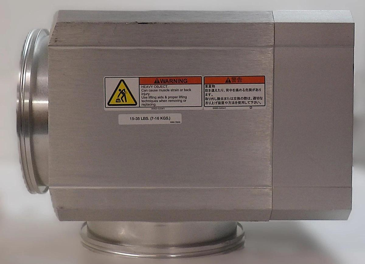 Used SMC XLA-160DA-M9 Pneumatic High Vacuum Angle Valve AMAT 0090-01100 Working