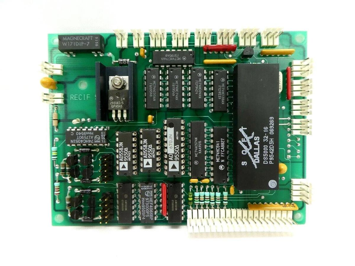 Used RECIF Technologies 9201 Micro Controller PCB IDLW8 200mm Wafer Working Surplus