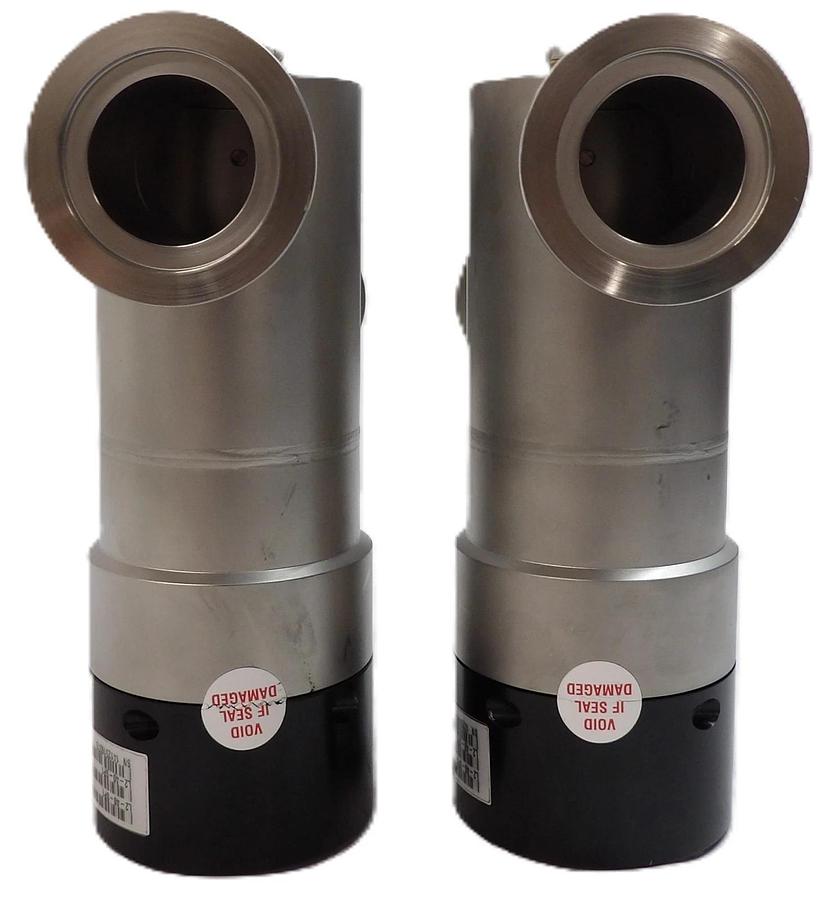 Used MKS Instruments L2-40-SP1 Angle Valve Reseller Lot of 2 Working Surplus