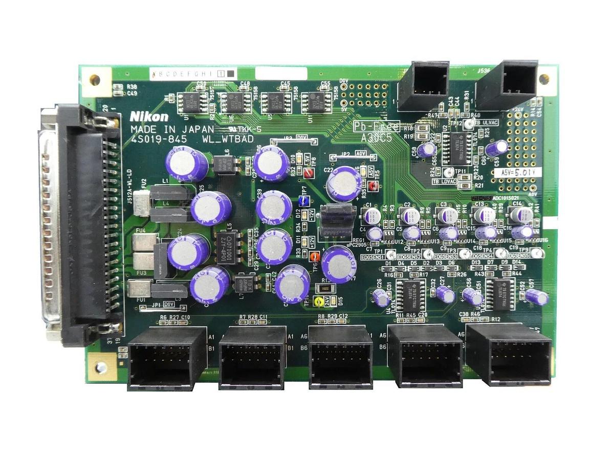 Used Nikon 4S019-845 Interface PCB WL_WTBAD NSR Series System Working Surplus