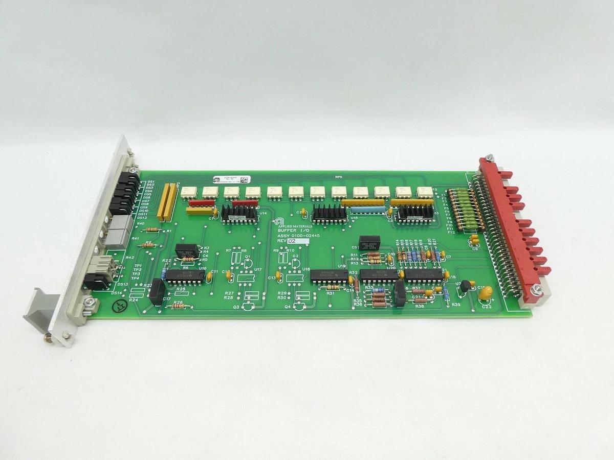 AMAT Applied Materials 0100-02445 Buffer I/O PCB Card P5000 New Spare