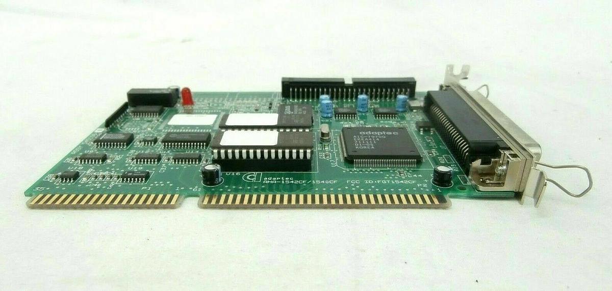 Used Adaptec AHA-1540CF ISA SCSI Interface Board PCB Plasma-Therm Clusterlock 7000