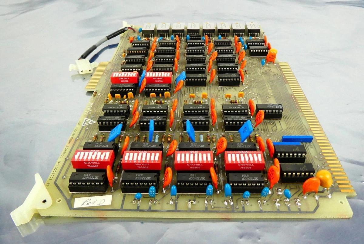 Used Varian Semiconductor VSEA D-F3221001 Regeneration Control PCB Card Rev. D Spare