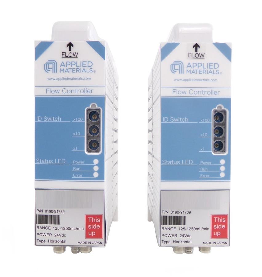 Used AMAT Applied Materials 0190-91789 Flow Controller 125-1250mL Lot of 2 Working