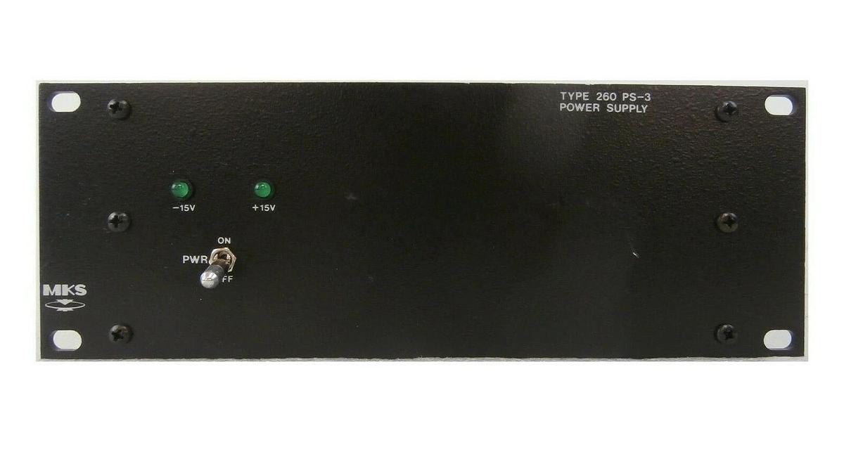 Used MKS Instruments 260PS-3 Power Supply Type 260 PS-3 Working Surplus