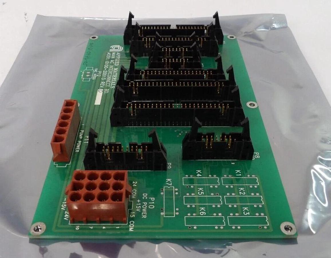 Used AMAT Applied Materials 0100-20013 Main AC Interconnect PCB Working Surplus